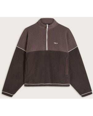 Tala 1/4 Zip Fleece Jacket - Brown