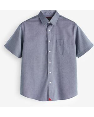 UNTUCKit Hemd „Petrus" 100 Baumwolle, Knitterfrei, Slim-Fit - Blau