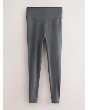 Self High Waist Leggings - Grey