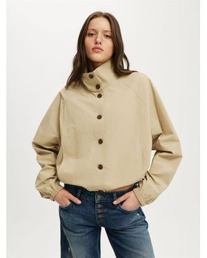 Cotton On Arlen Spray Jacket - Natural