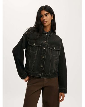Cotton On Original Denim Jacket - Black