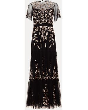 Phase Eight Hilary Embellished Midi Dress - White