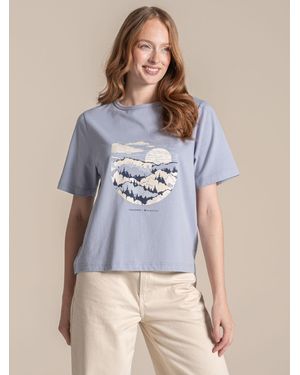 Craghoppers X National Trust Bistort Ii Short Sleeved T-Shirt - Blue