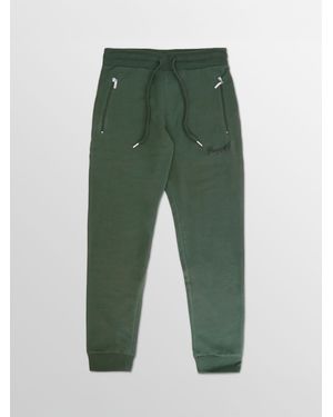 Pineapple Skinny Zip Sweatpants - Green