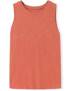 Celtic & Co. Slub Jersey Pleat Back Tank - Pink