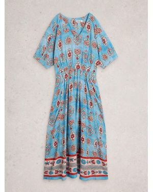 White Stuff Kate Midi Dress - Blue