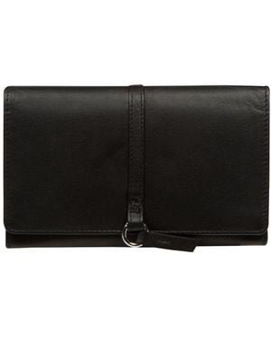 Pure Luxuries Isla Leather Purse - Black