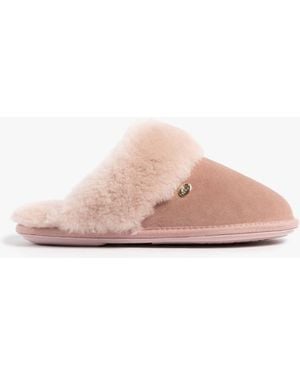 Just Sheepskin Ladies Duchess Sheepskin Slipper - Pink