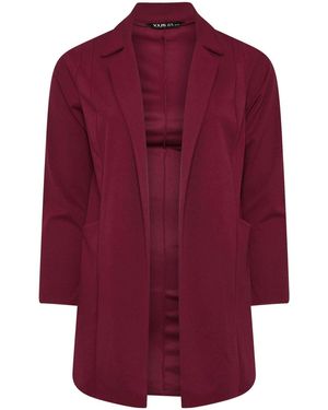 Yours Curve Casual Blazer46 - Rot