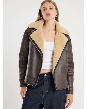 River Island Ultimate Aviator Jacket - Black