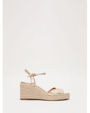 Phase Eight Phase Eight Leather Espadrille Sandals - Natural