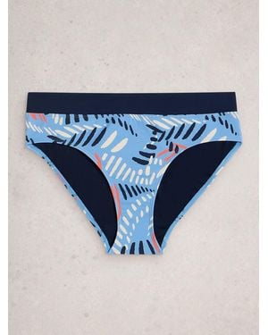 White Stuff Valley Bikini Bottoms - Blue
