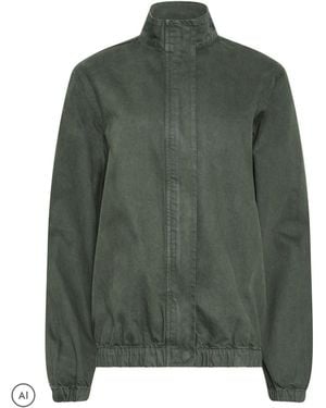 Long Tall Sally Funnel Neck Jacket - Green