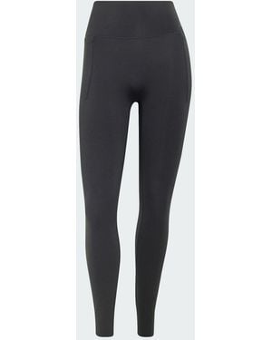 adidas Optime Workout Contour Full Length Leggings - Blue