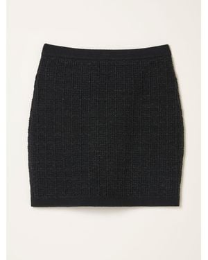 FatFace Fatface Mari Boucle Skirt - Black