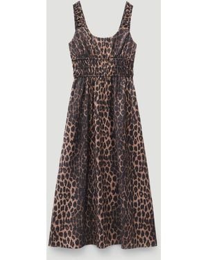 Hush Gathered Straps Midi Dress - Multicolor