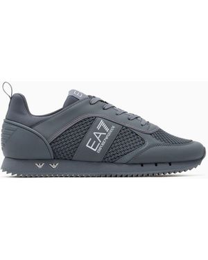 Armani Ea7 Logo Sneakers - Blue