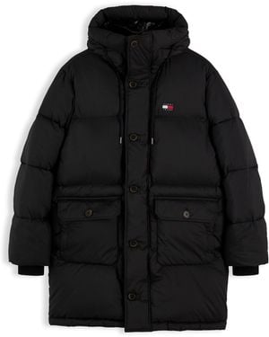 Tommy Hilfiger Relaxed Padded Hooded Parka - Black