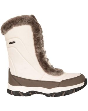 Mountain Warehouse Exodus Water Resistant Snow Softshell Boots - White