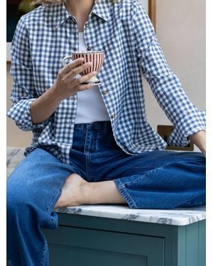 Aspiga Classic Gingham Shirt - Blau