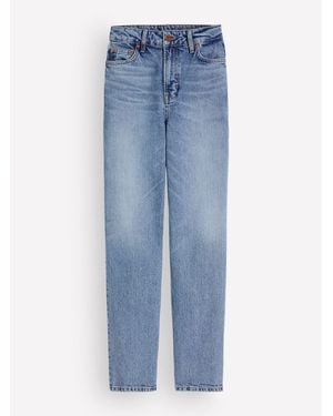 Boden High Rise Straight Jeans - Blue