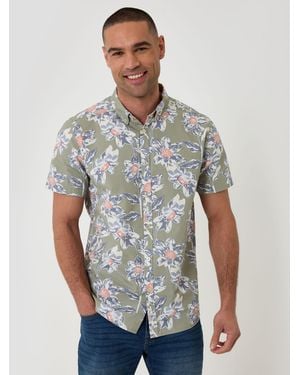 Threadbare Short Sleeve Shirt - Gray