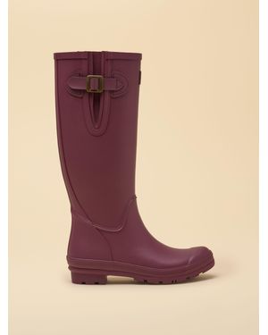 Joules Houghton Berry Adjustable Tall Wellies - Purple