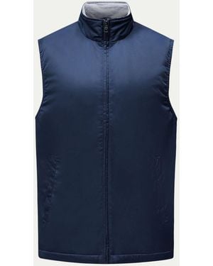 Peckham Rye Light Padded Zip Gilet - Blue