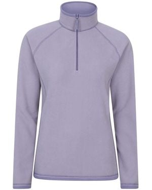 Mountain Warehouse Montana Half-Zip Fleece - Purple