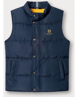 Hackett Branded Gilet - Blue