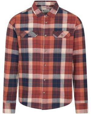 Mountain Warehouse Trace Flannel Long Sleeve Shirt - Red