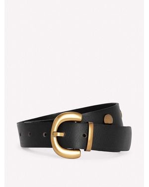 Boden Stud Buckle Belt - Black