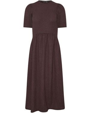 PixieGirl Petite Textured Midi Dress - Purple