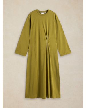 White Stuff Gracie Twist Dress - Green