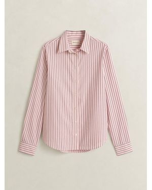 GANT Regular Fit Stripe Poplin Shirt - Pink