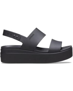 Crocs™ Brooklyn Low Wedge Sandals - Blue