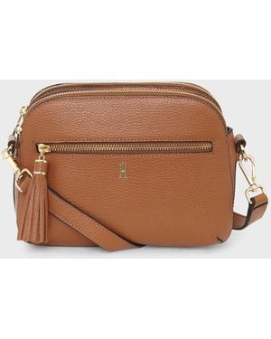 Hobbs Cross-Body Carlton Bag - Brown