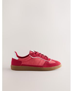 Next Lace-Up Sneakers - Red