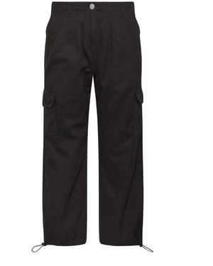PixieGirl Petite Pixiegirl Petite Cuffed Cargo Trousers - Black