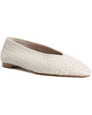 Dune Henlee Ballet Shoes - Natural