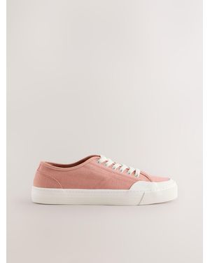 Next Forever Comfort Canvas Baseball Sneakers - Pink