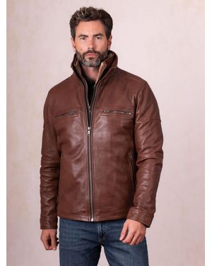 Lakeland Leather Gosforth Leather Jacket - Brown