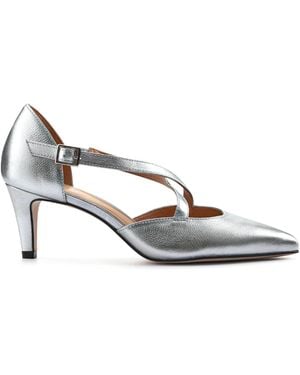 Jones Bootmaker Leder-Halbschuhe Mit Stiletto-Absatz - Weiß