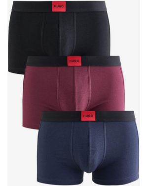 HUGO Galaxy Trunk Boxers 3 Pack - Blue