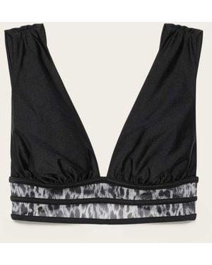 AllSaints Xalia Bikini Top - Black