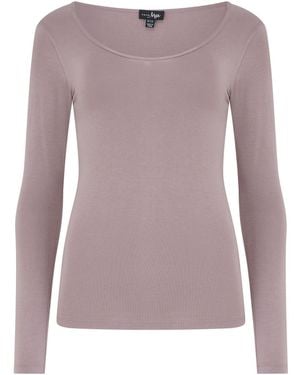 Pour Moi Crew Neck Second Skin Thermal - Purple