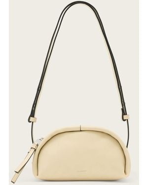 AllSaints Allsaints Rosalie Arc Crossbody Bag - Natural