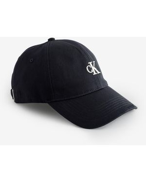 Calvin Klein Embroidered Monogram Cap - Blue