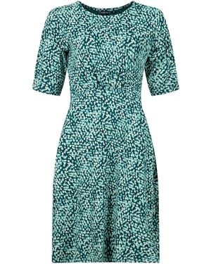 Weird Fish Cassandra Jersey Swing Dress - Green