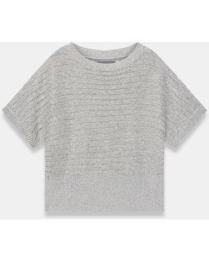 Mint Velvet Knit Top - Grey